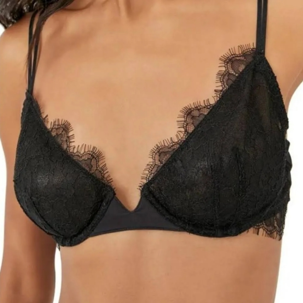 Free People Allure Underwire Bra Black Size 34D